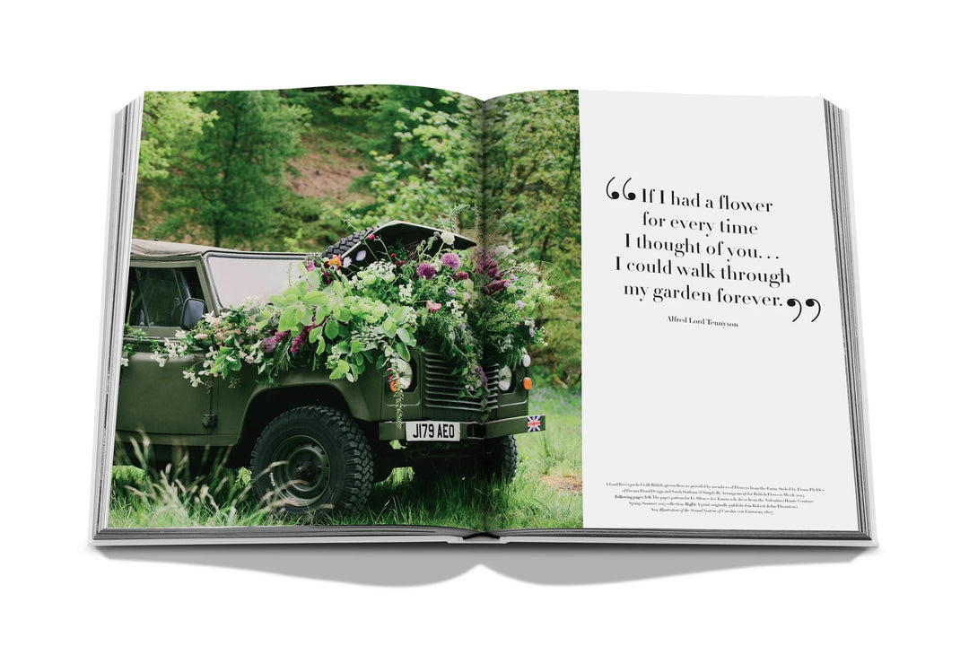 Assouline - Flowers: Art & Bouquets Silk Hardcover Book