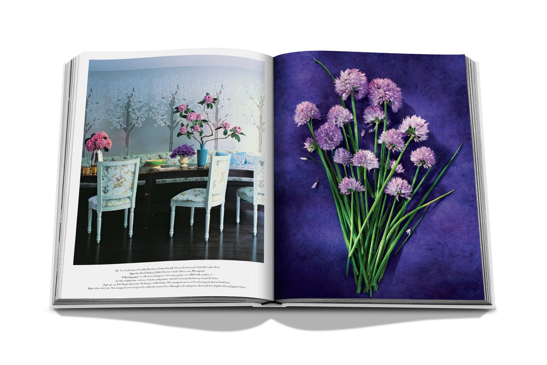 Assouline - Flowers: Art & Bouquets Silk Hardcover Book