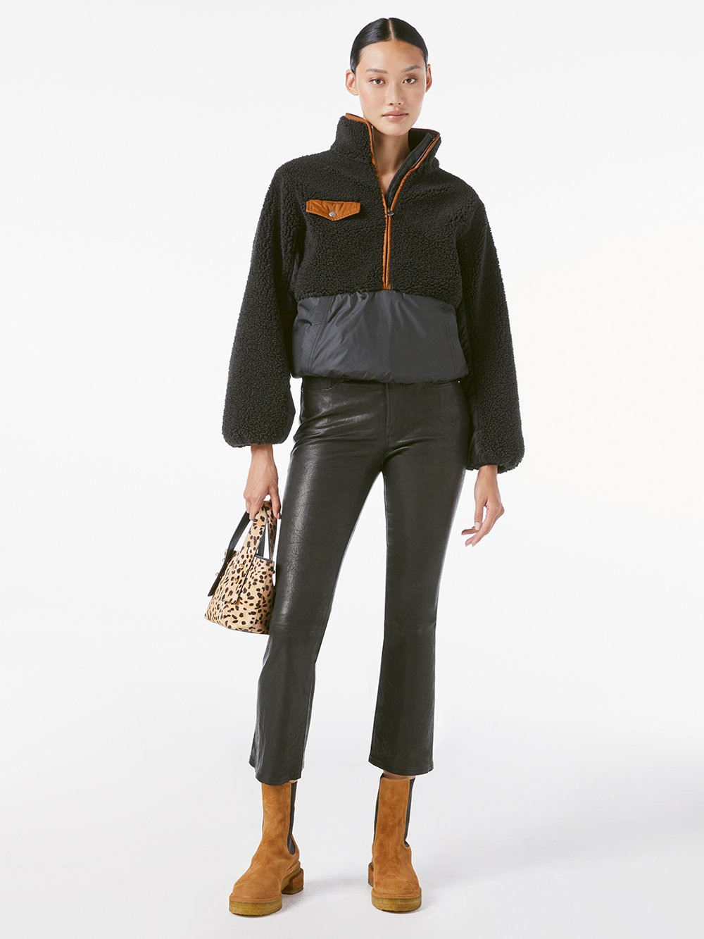 Frame fleece online mix pullover