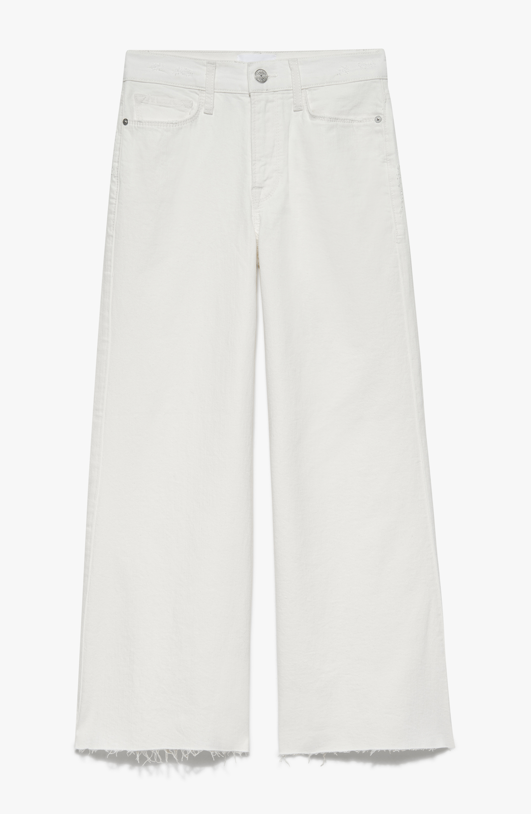 FRAME - Le Palazzo Crop Raw After in Au Natural Jeans