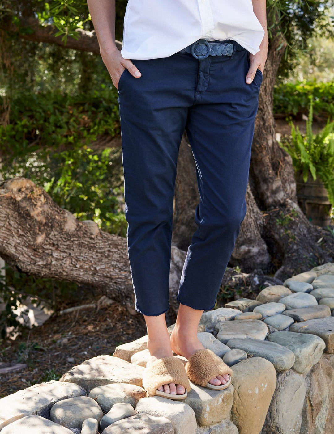 Frank & Eileen - The Italian Chino in Vintage Navy Pants