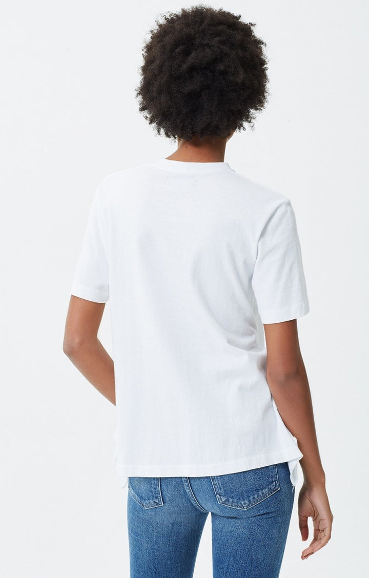 Citizens of Humanity - Freja Side Ruffle Tee White