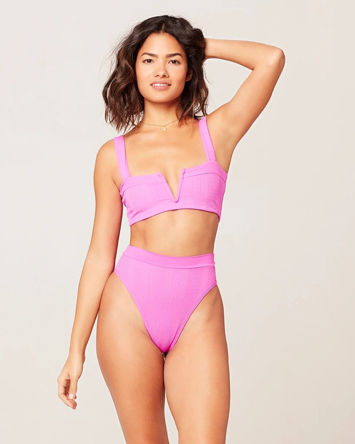 L*Space - Frenchi Bottom Bitsy in Bright Fuchsia