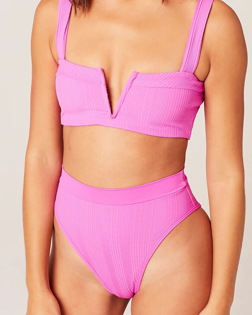 L*Space - Frenchi Bottom Bitsy in Bright Fuchsia