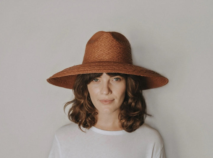 Freya - Redwood Hat in Brick Hats