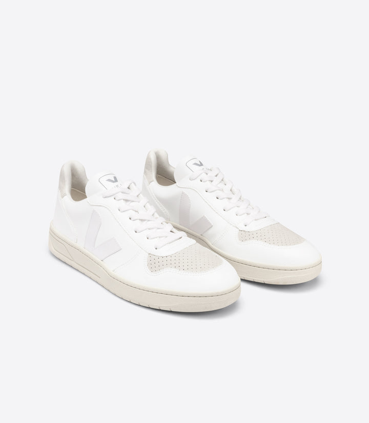 Veja - V-10 CWL Sneakers in Full-White Natural