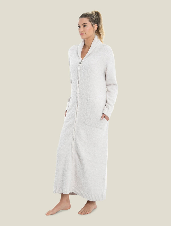 Barefoot Dreams - CozyChic Full Zip Robe in Almond