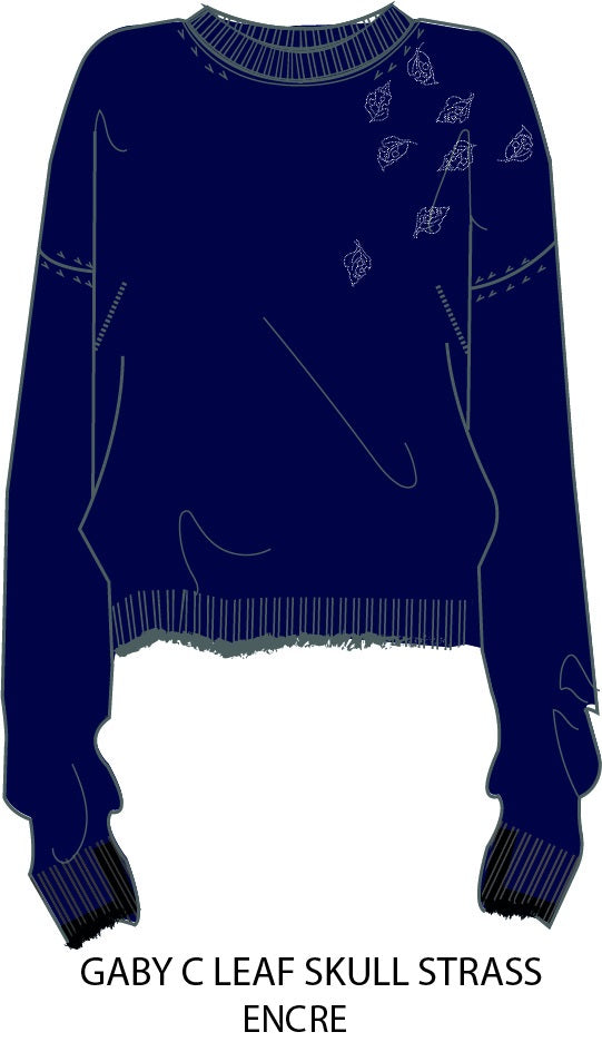 Zadig & Voltaire - Gaby C Leaf SKU in Encre