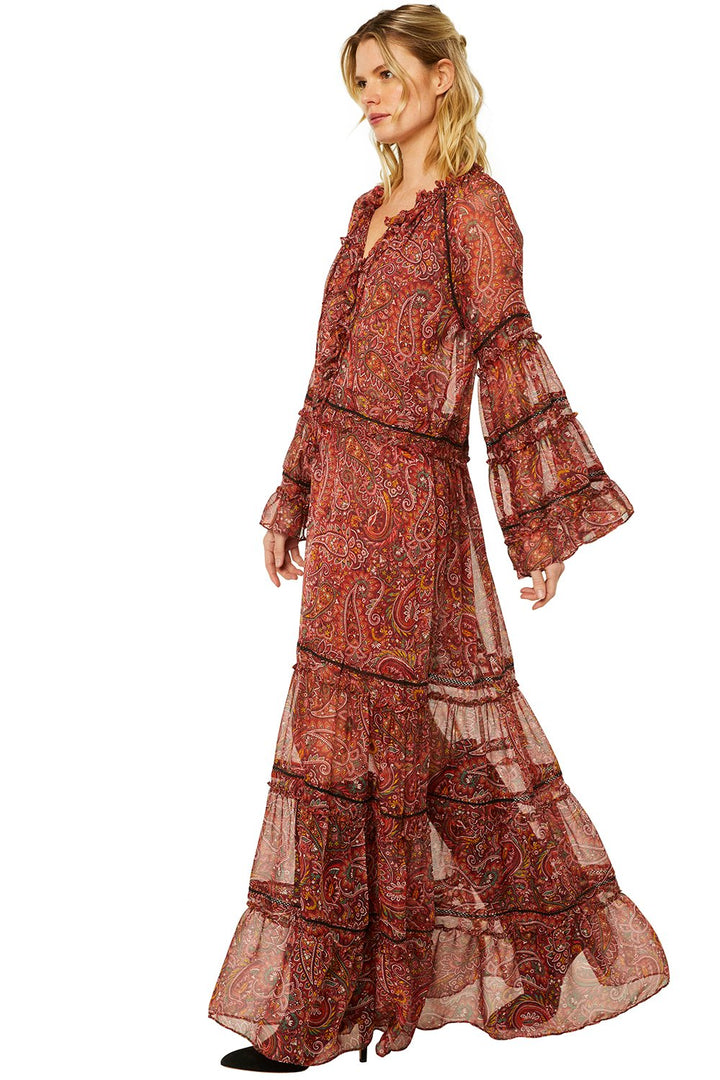 Misa - Genevieve Dress in Bohemian Paisley