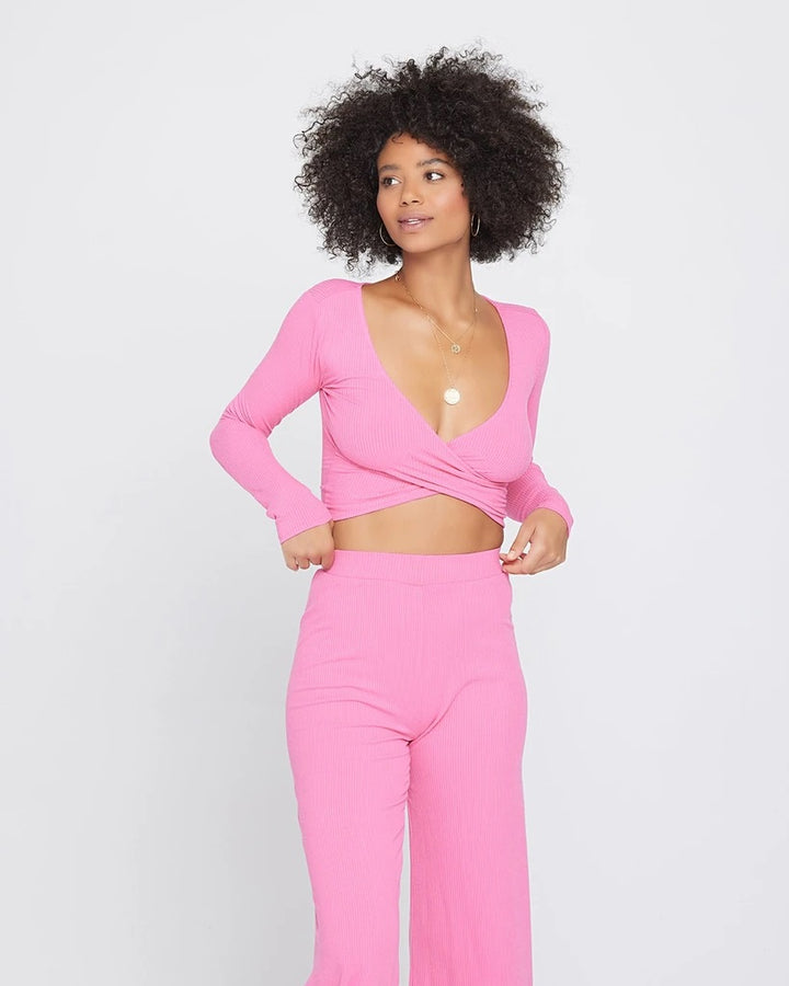 L*Space - Gia Top in Bubblegum Pink