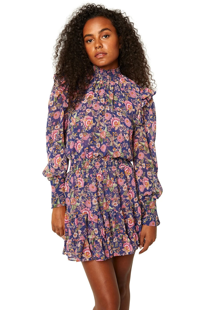 Misa - Gianna Dress in Falaise Floral (Navy)