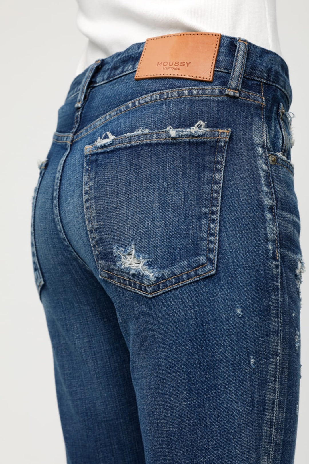 Moussy - MV Glendele Skinny Jeans in BLU 110 Denim
