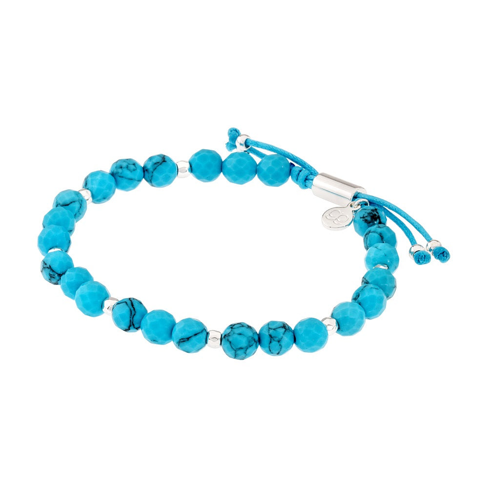 Gorjana - Power Gemstone Bracelet (Healing) in Turquoise/Silver