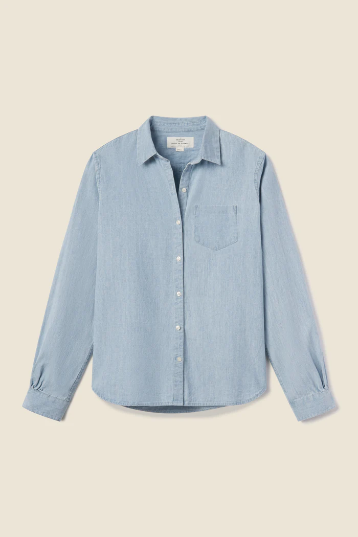 Trovata - Grace Classic Shirt in Chambray