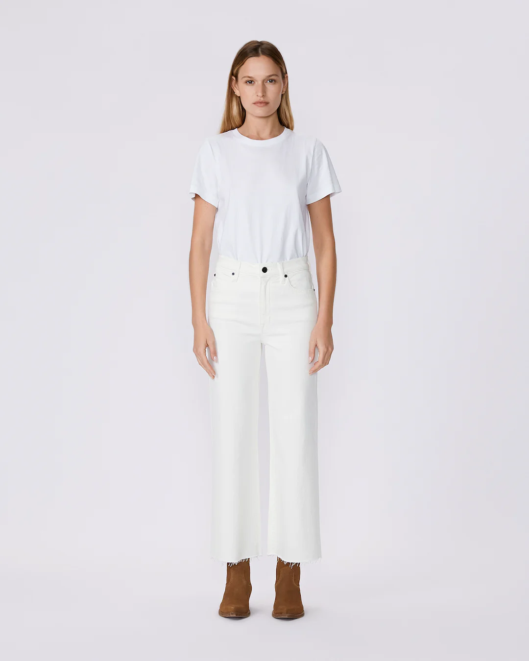 SLVRLAKE - Grace Crop in White