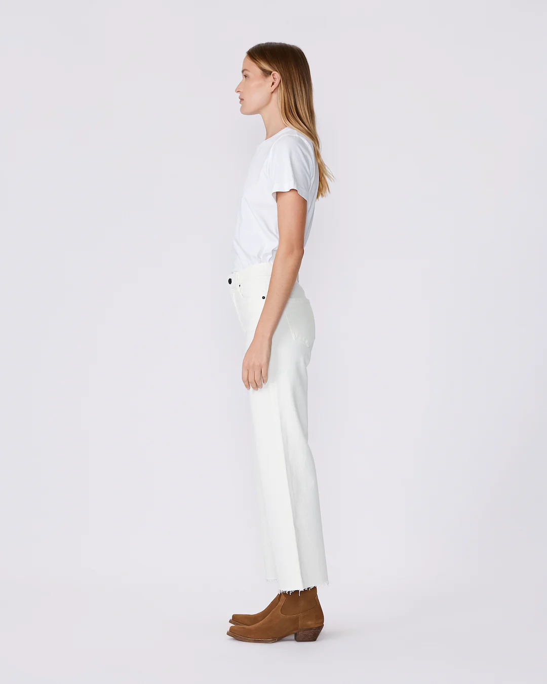 SLVRLAKE - Grace Crop in White