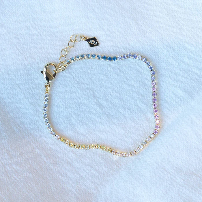 Joy Dravecky - Gracie Tennis Bracelet in Pastel