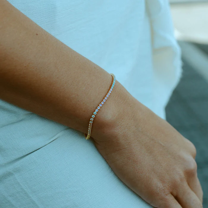 Joy Dravecky - Gracie Tennis Bracelet in Pastel
