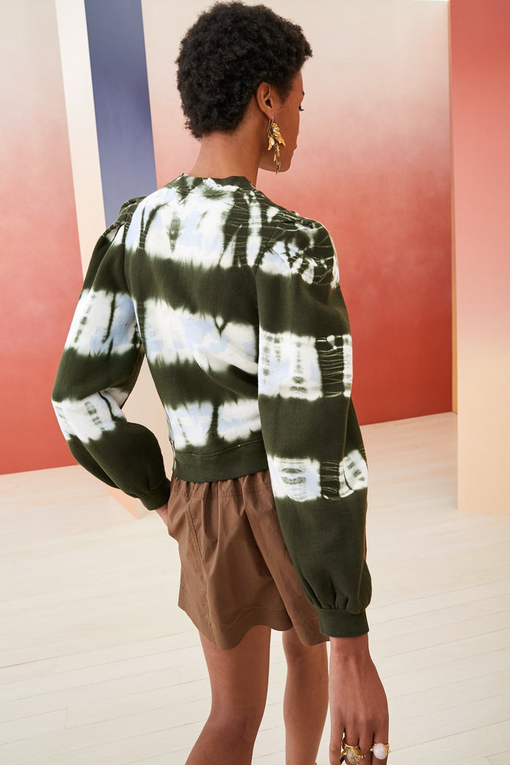 Ulla Johnson - Graham Pullover in Military Tie Dye