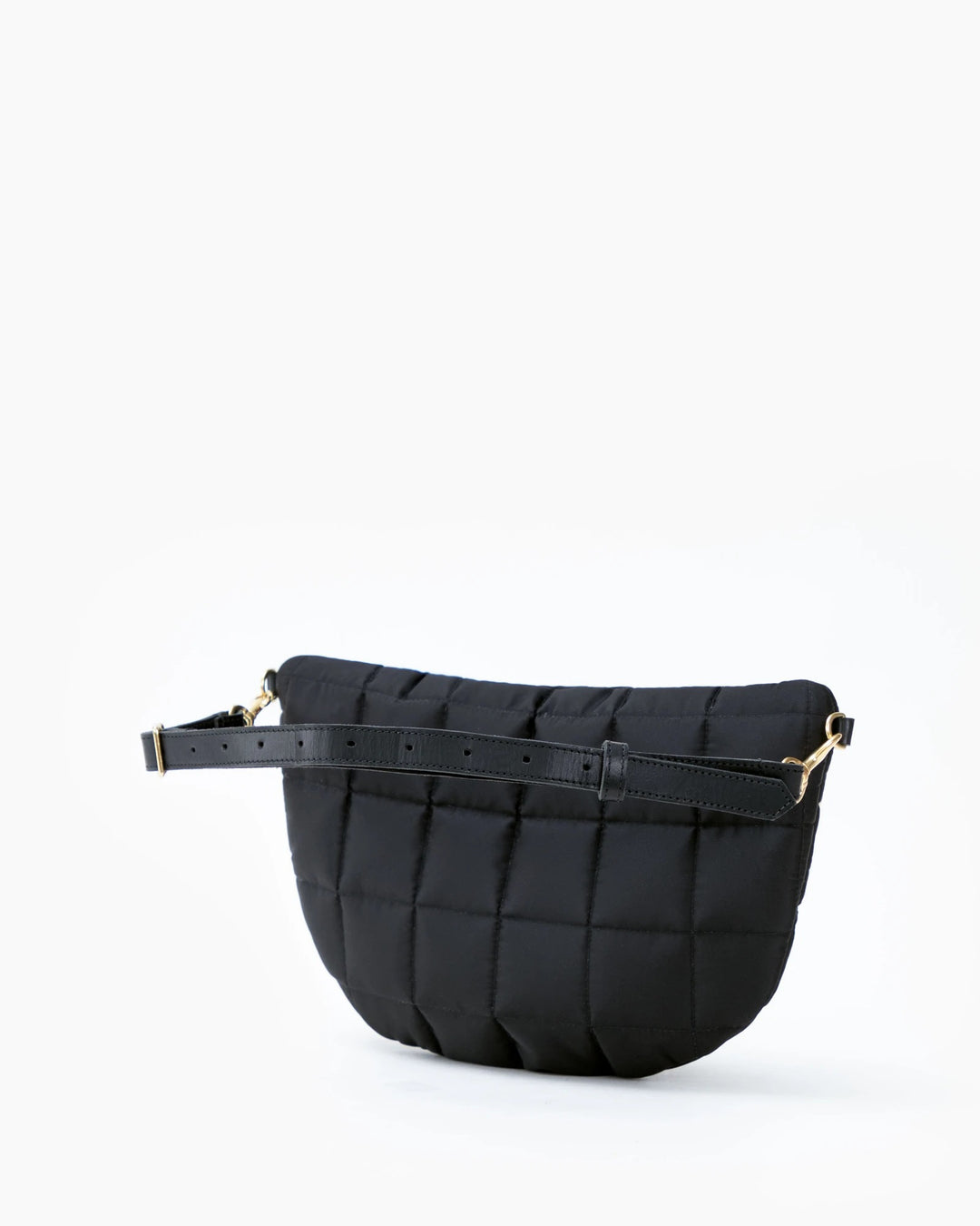 Clare V. - Grande Fanny in Black Quilted Puffer