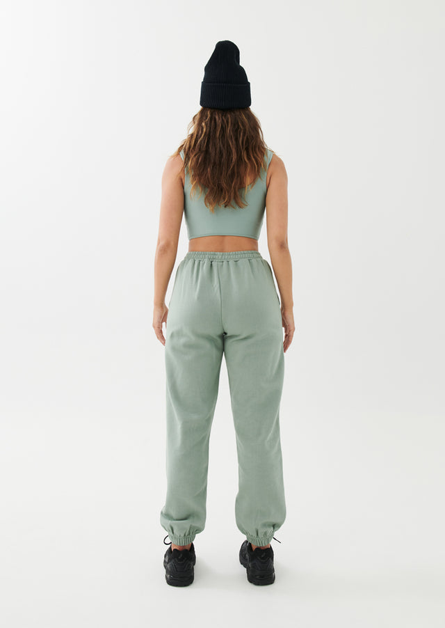 P.E NATION - Grand Stand Track Pant in Iceberg Green