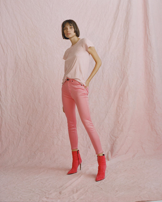 Rag & Bone - The Tee in Greyed Pink