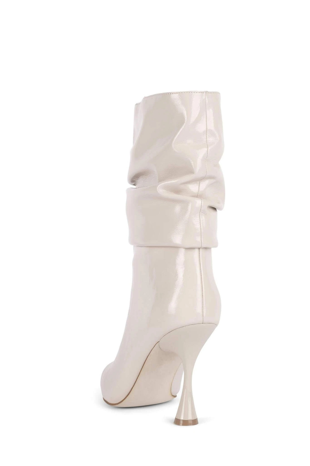Jeffrey Campbell - Guillaume Slouched Boot in Ivory Patent