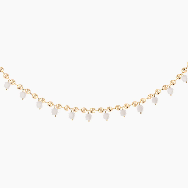 Alexa Leigh - Gypsie Pearl Necklace in Gold