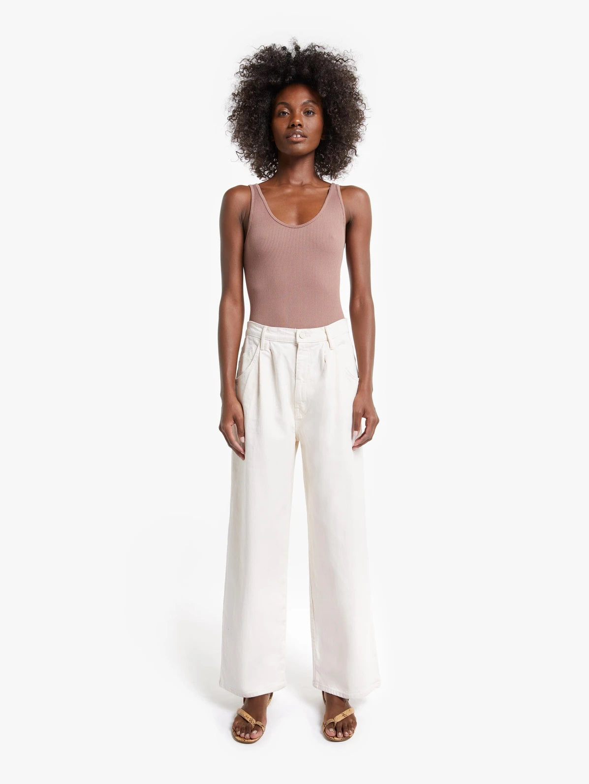 Mother Denim - Half Spring Pleated Greaser Ankle Jean in Act Natural ...