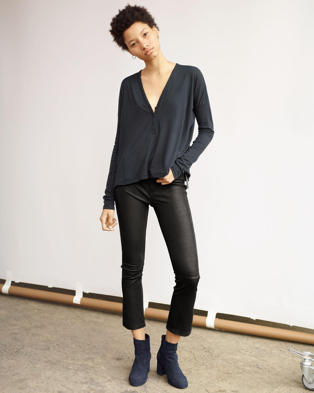 Rag & Bone - Hana Black Leather