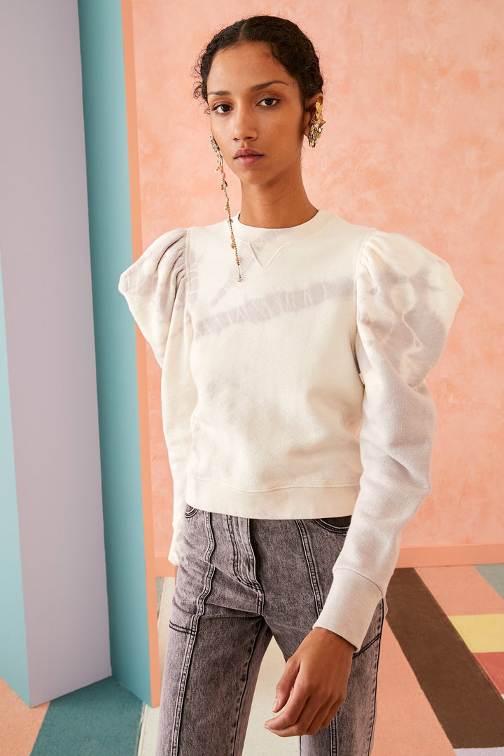 Ulla Johnson - Harlan Pullover in Thistle Tie Dye Clothing - Sweatshirts
