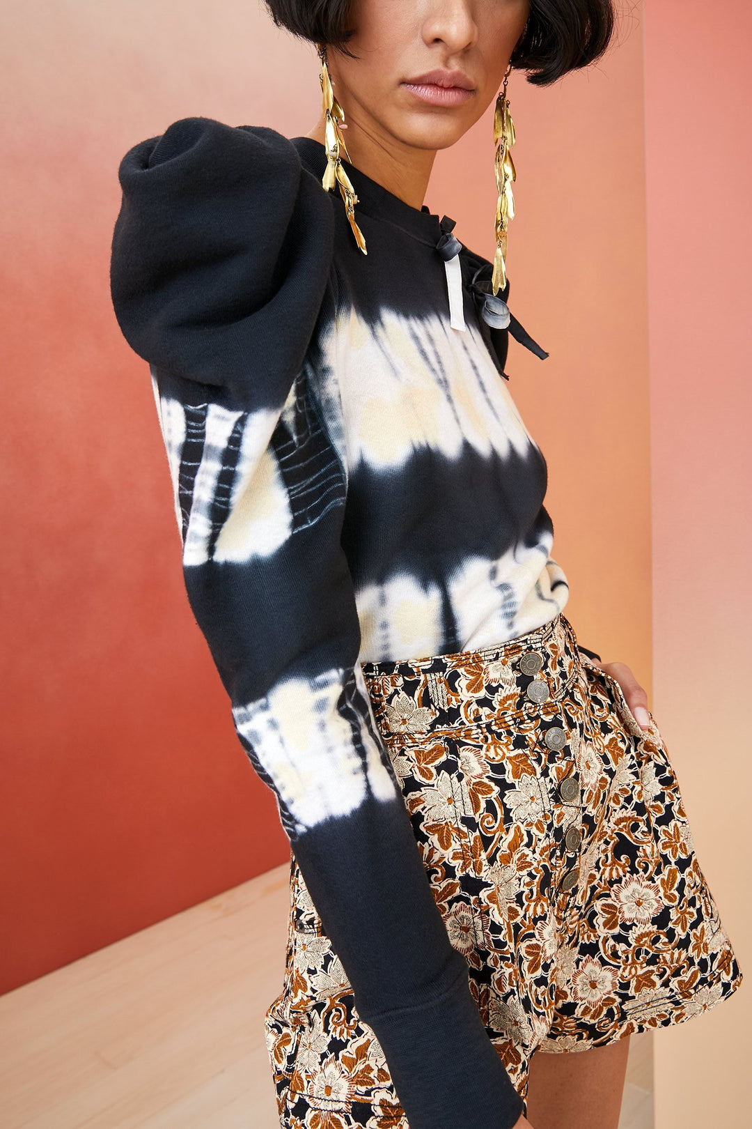 Ulla Johnson - Harper Pullover in Atlantic Tie Dye