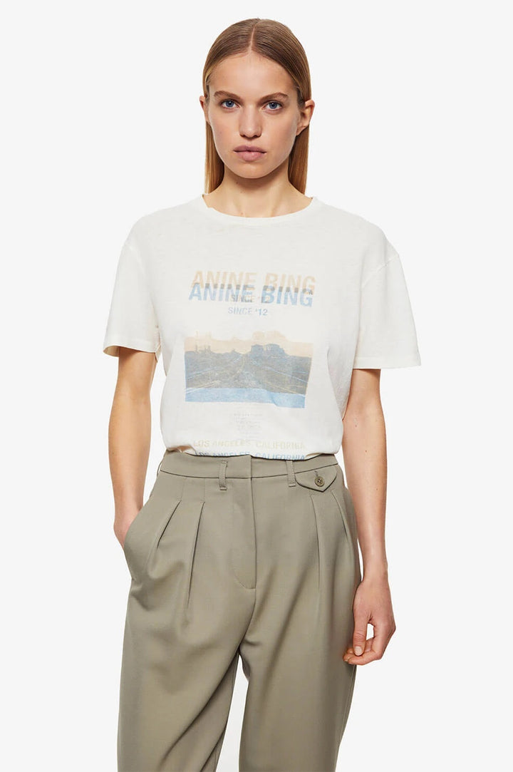 Anine Bing - Harper Tee Desert Road in White