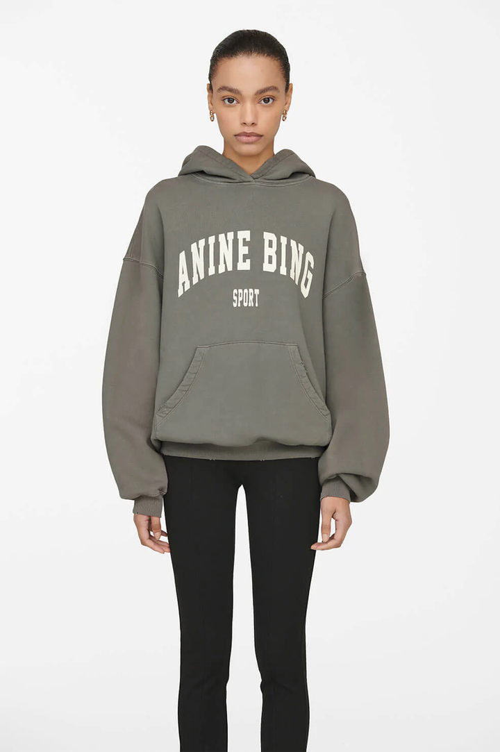 Anine Bing - Harvey Sweatshirt in Dusty Olive
