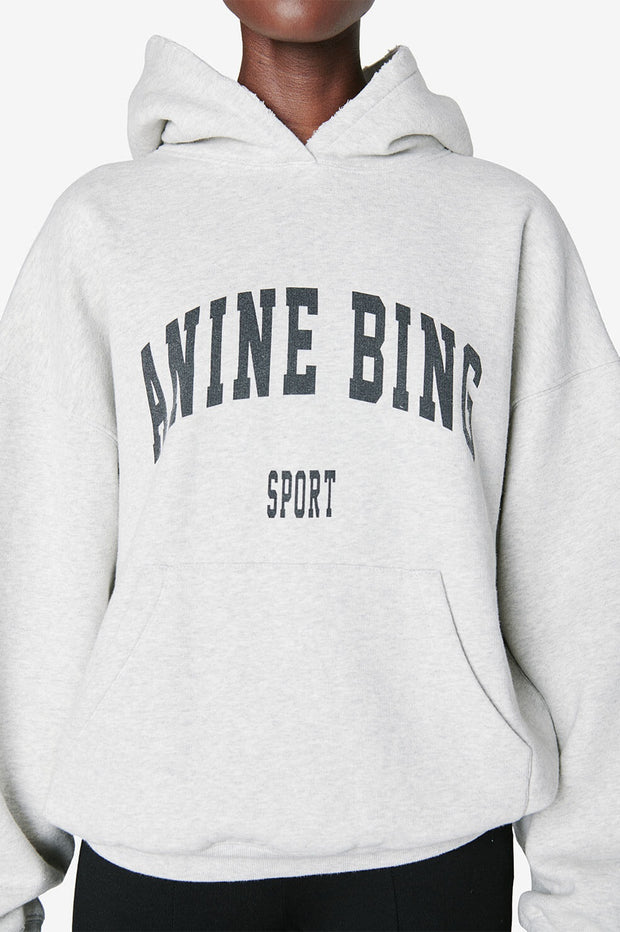 Anine Bing - Harvey Sweatshirt in Heather Grey | Blond Genius
