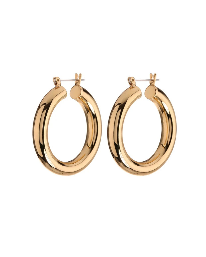 Luv AJ - Havana Hoops in Gold Jewelry