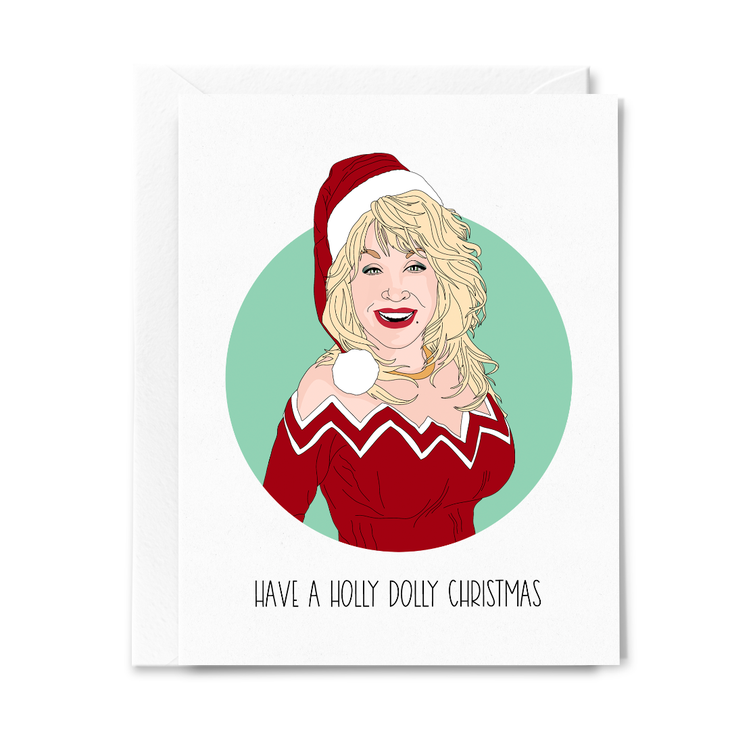 Sammy Gorin - Have a Holly Dolly Christmas Card