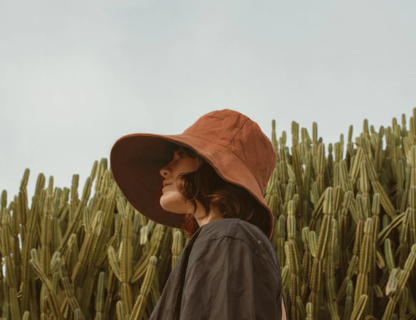 Freya - Hazel Bucket Hat in Ginger