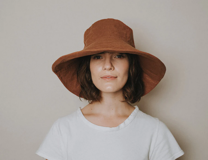 Freya - Hazel Bucket Hat in Ginger