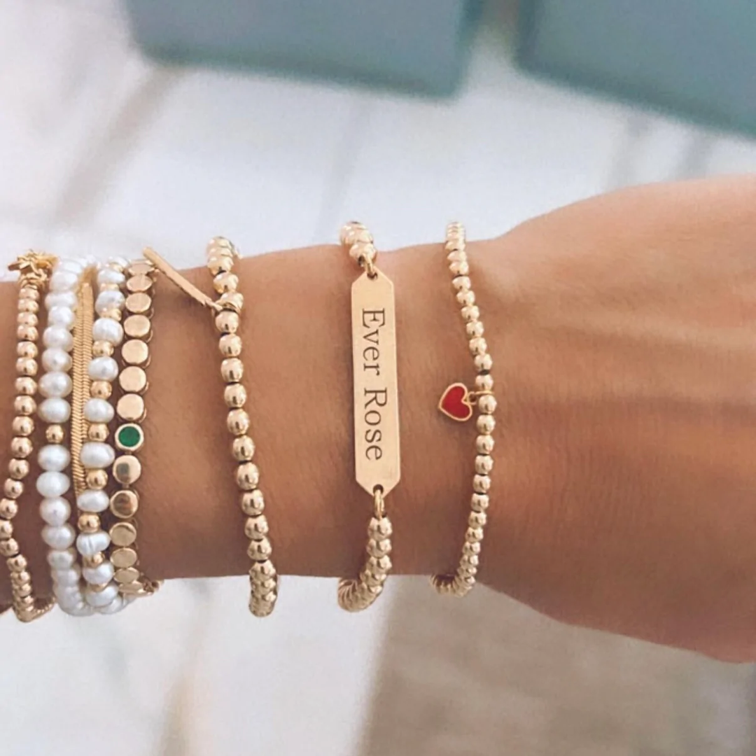 Alexa Leigh - Heart of Mine Bracelet in Gold Jewelry