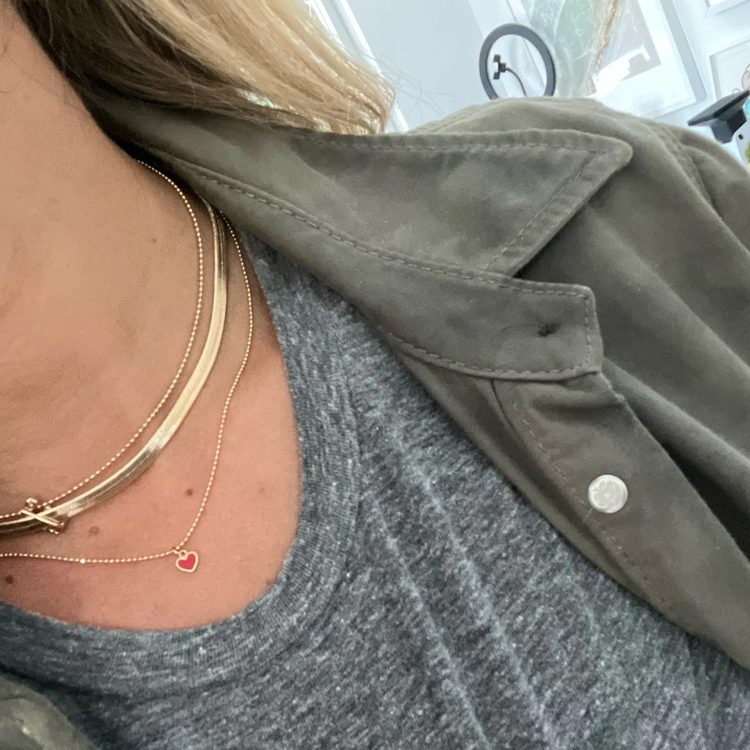 Alexa Leigh - Heart of Mine Necklace in Gold