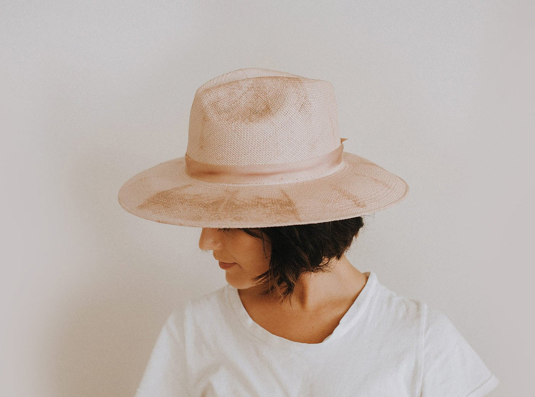 FREYA - Heather Hat in Blush/Mauve Hats