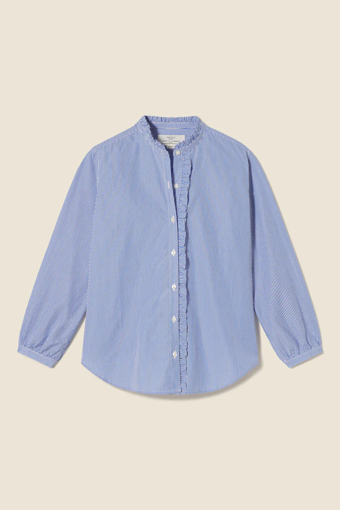Trovata - Helena Shirt in Blue/White stripe