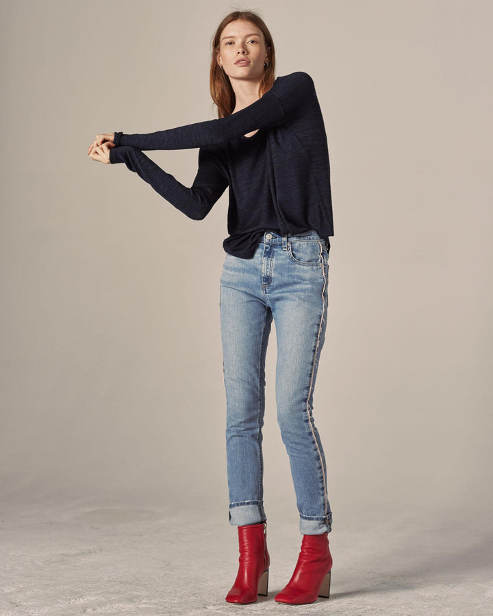 Rag & Bone - High Rise Skinny in Liho With Tape