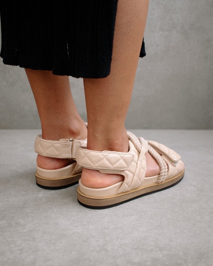Alohas - Hook Loop Braided in Stone Beige