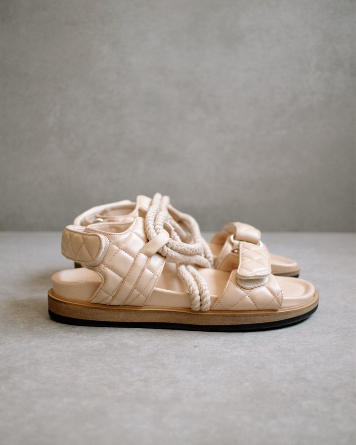 Alohas - Hook Loop Braided in Stone Beige