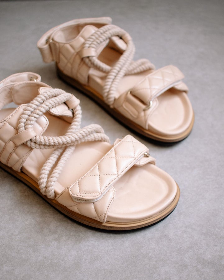 Alohas - Hook Loop Braided in Stone Beige