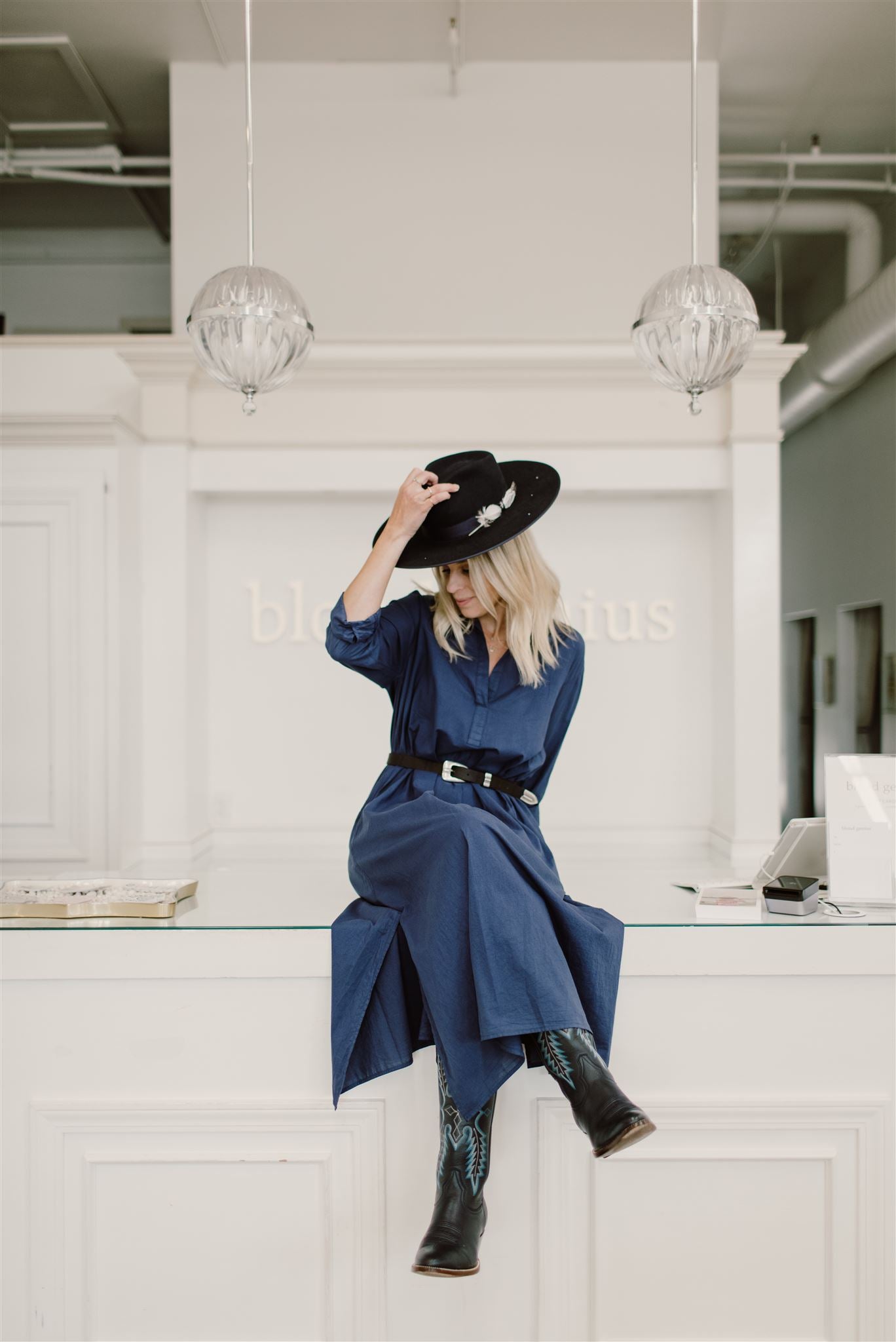Xirena - Hope Dress in Navy – Blond Genius