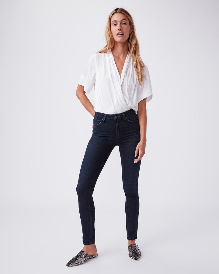 Paige Premium Denim - Hoxton Ultra Skinny High-Rise Jeans in Mood