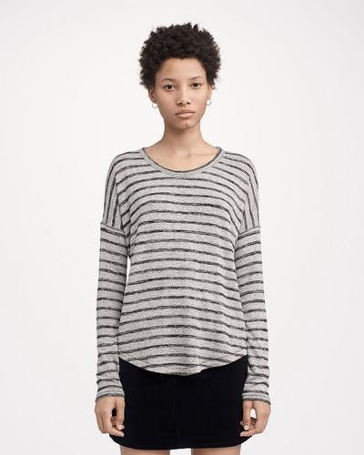 Rag & Bone - Hudson Long-Sleeve Heather Grey/Black